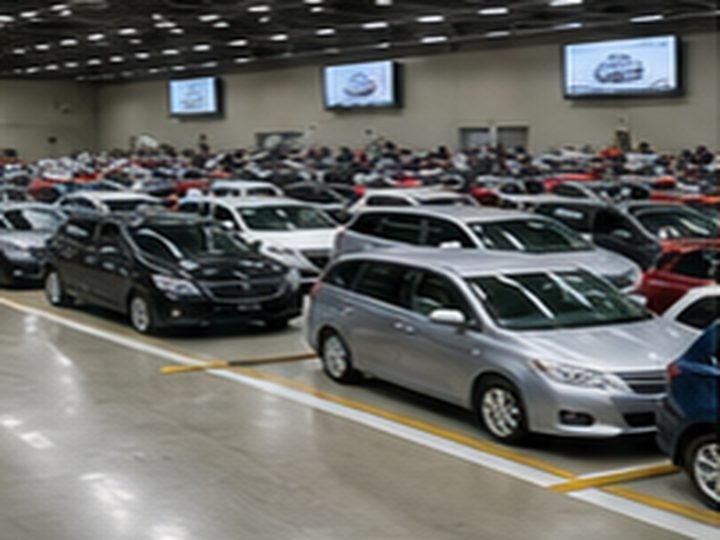 Japanese auto auction sourcing hall for overseas vehicle export buyers